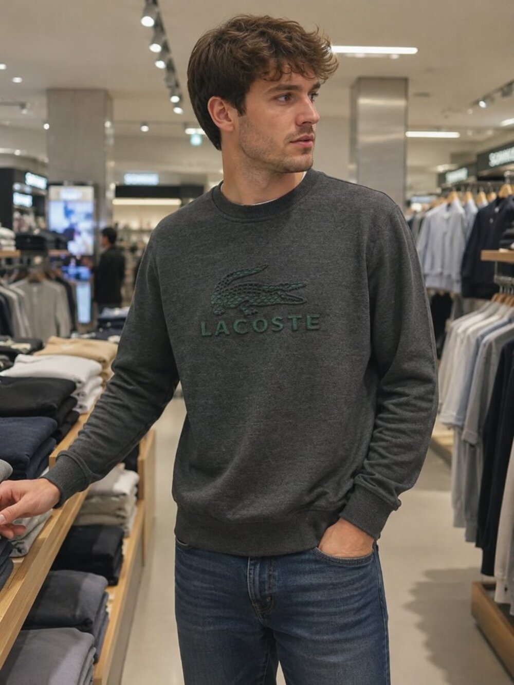 Mens Lacoste Sweatshirt - XL
